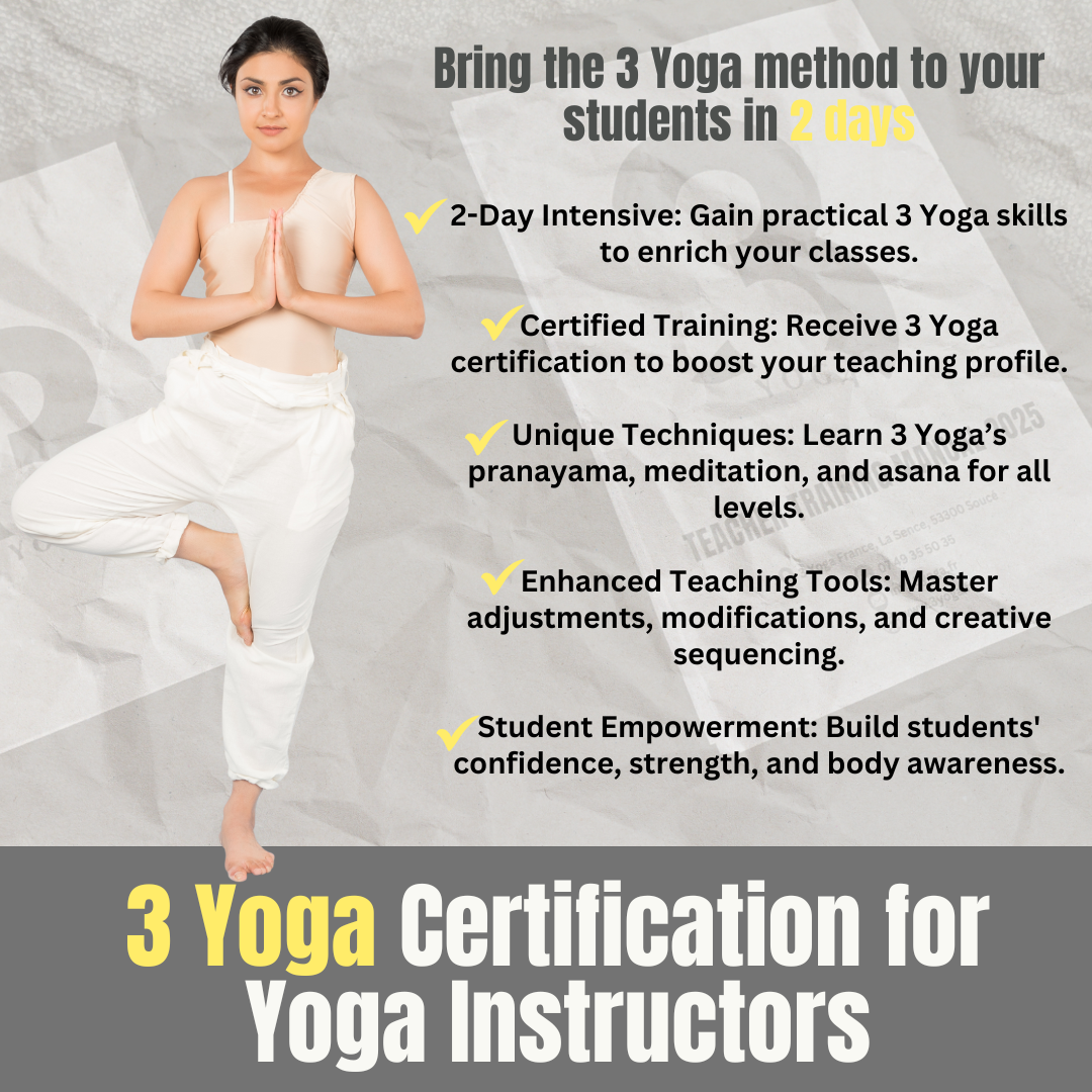 3 Yoga Certification for Yoga Teachers