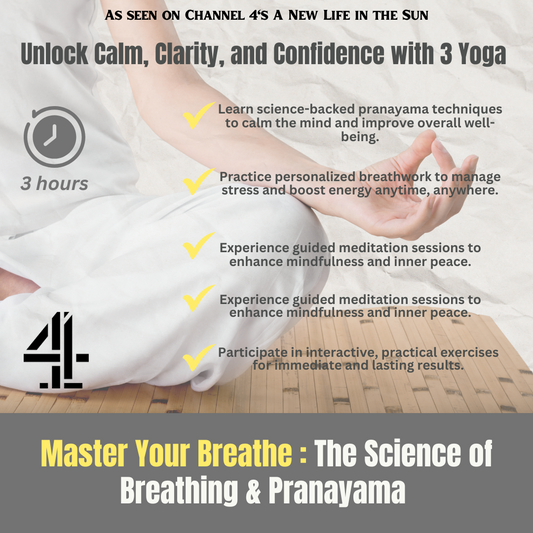 Master Your Breathe : The Science of Breathing and Pranayama by 3 Yoga 